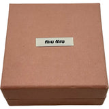 ミュウミュウ miu miu ヘアクリップ 5IF092_069_FOD27 ルージュ系 パテント レディース その他小物