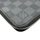 ルイ・ヴィトン LOUIS VUITTON ジッピーウォレットヴェルティカル N60395 ブラック グラフィット メンズ 長財布