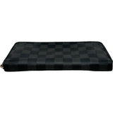 ルイ・ヴィトン LOUIS VUITTON ジッピーウォレットヴェルティカル N60395 ブラック グラフィット メンズ 長財布