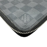 ルイ・ヴィトン LOUIS VUITTON ジッピーウォレットヴェルティカル N60395 ブラック グラフィット メンズ 長財布