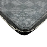 ルイ・ヴィトン LOUIS VUITTON ジッピーウォレットヴェルティカル N60395 ブラック グラフィット メンズ 長財布