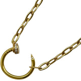 カルティエ Cartier ジュストアンクルダイヤネックレス ゴールド Au750 ダイヤモンド ジュエリー