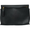 ロエベ LOEWE リピートアナグラムクラッチバッグ ブラック ゴールド金具 レザー メンズ セカンドバッグ