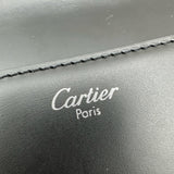 カルティエ Cartier パシャラインクラッチバッグ ブラック シルバー金具 カーフ メンズ クラッチバッグ