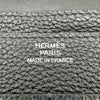 エルメス HERMES ドゴンGM D刻印 ブラック シルバー金具 トゴ メンズ 長財布