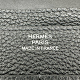 エルメス HERMES ドゴンGM D刻印 ブラック シルバー金具 トゴ メンズ 長財布