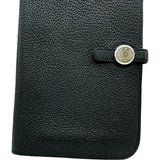 エルメス HERMES ドゴンGM D刻印 ブラック シルバー金具 トゴ メンズ 長財布