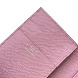 エルメス HERMES べアンコンビネ U刻印 モーヴシルベストル シルバー金具 エプソン レディース 二つ折り財布