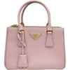 プラダ PRADA ガレリア スモール ハンドバッグ 1BA896 ピンク ゴールド金具 サフィアーノレザー レディース ハンドバッグ