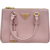 プラダ PRADA ガレリア スモール ハンドバッグ 1BA896 ピンク ゴールド金具 サフィアーノレザー レディース ハンドバッグ