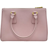 プラダ PRADA ガレリア スモール ハンドバッグ 1BA896 ピンク ゴールド金具 サフィアーノレザー レディース ハンドバッグ