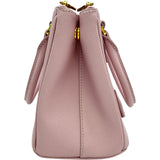 プラダ PRADA ガレリア スモール ハンドバッグ 1BA896 ピンク ゴールド金具 サフィアーノレザー レディース ハンドバッグ