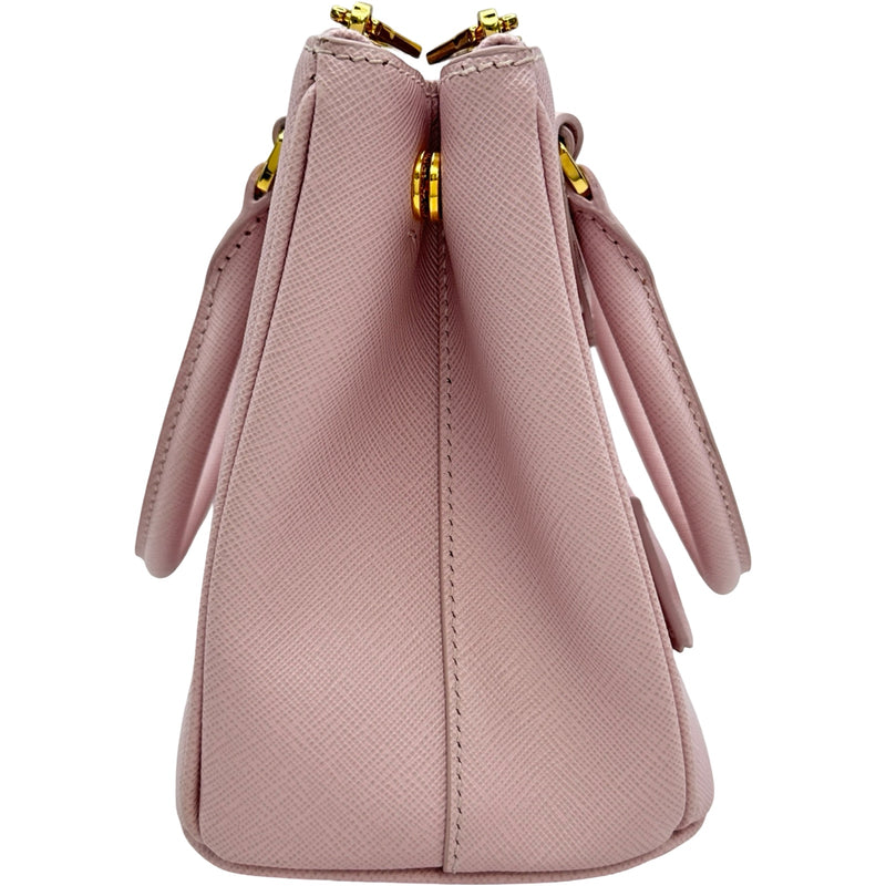 プラダ PRADA ガレリア スモール ハンドバッグ 1BA896 ピンク ゴールド