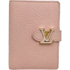 ルイ・ヴィトン LOUIS VUITTON ヴェルティカル ウォレット コンパクト M82144 ピンク トリヨンレザー レディース 二つ折り財布