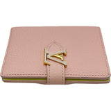 ルイ・ヴィトン LOUIS VUITTON ヴェルティカル ウォレット コンパクト M82144 ピンク トリヨンレザー レディース 二つ折り財布