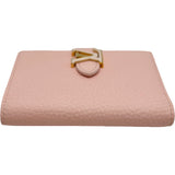 ルイ・ヴィトン LOUIS VUITTON ヴェルティカル ウォレット コンパクト M82144 ピンク トリヨンレザー レディース 二つ折り財布