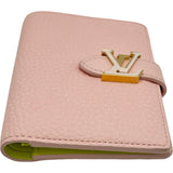 ルイ・ヴィトン LOUIS VUITTON ヴェルティカル ウォレット コンパクト M82144 ピンク トリヨンレザー レディース 二つ折り財布