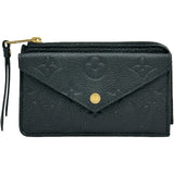 ルイ・ヴィトン LOUIS VUITTON ポルトカルト・レクトヴェルソ M69421 ブラック モノグラム・アンプラント レディース カードケース