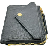 ルイ・ヴィトン LOUIS VUITTON ポルトカルト・レクトヴェルソ M69421 ブラック モノグラム・アンプラント レディース カードケース