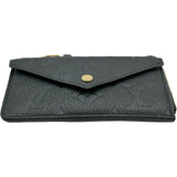 ルイ・ヴィトン LOUIS VUITTON ポルトカルト・レクトヴェルソ M69421 ブラック モノグラム・アンプラント レディース カードケース