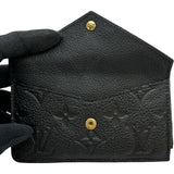 ルイ・ヴィトン LOUIS VUITTON ポルトカルト・レクトヴェルソ M69421 ブラック モノグラム・アンプラント レディース カードケース