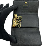 ルイ・ヴィトン LOUIS VUITTON ミュルティクレ6 M64421 ブラック モノグラム・アンプラント レディース キーホルダー