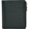 ルイ・ヴィトン LOUIS VUITTON ポルトフォイユ・スマート M64007 ブラック エピレザー メンズ 二つ折り財布
