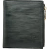 ルイ・ヴィトン LOUIS VUITTON ポルトフォイユ・スマート M64007 ブラック エピレザー メンズ 二つ折り財布