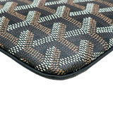 ゴヤール GOYARD セナMM ブラック シルバー金具 ゴヤールディン・キャンバス メンズ クラッチバッグ