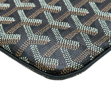 ゴヤール GOYARD セナMM ブラック シルバー金具 ゴヤールディン・キャンバス メンズ クラッチバッグ