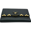 ルイ・ヴィトン LOUIS VUITTON ポルトフォイユ･カプシーヌ コンパクト M82764 ブラック トリヨンレザー レディース 三つ折り財布