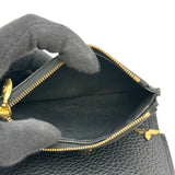 ルイ・ヴィトン LOUIS VUITTON ポルトフォイユ･カプシーヌ コンパクト M82764 ブラック トリヨンレザー レディース 三つ折り財布