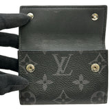 ルイ・ヴィトン LOUIS VUITTON ディスカバリー コンパクト ウォレット M45417 ブラック モノグラム・エクリプス・リバース メンズ 三つ折り財布