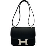 エルメス HERMES コンスタンス3 24 ミロワール G刻印 ブラック シルバー金具 エプソン レディース ショルダーバッグ