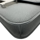 エルメス HERMES コンスタンス3 24 ミロワール G刻印 ブラック シルバー金具 エプソン レディース ショルダーバッグ