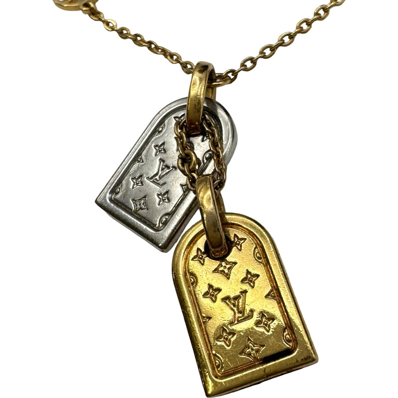 LOUIS VUITTON チャーム ブレスレット ゴールド ルイ・ヴィトン LOUIS VUITTON ブレスレットナノグラム ゴールド