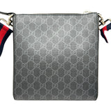 グッチ GUCCI GGスプリームスモールメッセンジャーバッグ 523599 ブラック GGスプリーム メンズ ショルダーバッグ