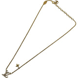 ルイ・ヴィトン LOUIS VUITTON コリエLVアイコニックネックレス ゴールド メタル/ラインストーン アクセサリー