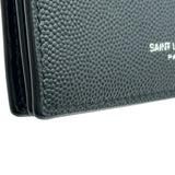 サンローラン SAINT LAURENT カードケース 469338 ブラック レザー メンズ カードケース
