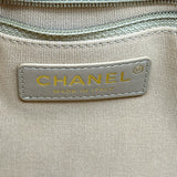 シャネル CHANEL ココマークマトラッセラージショッピングトート A91046 ベージュ ゴールド金具 キャビアスキン レディース トートバッグ