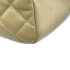 シャネル CHANEL ココマークマトラッセラージショッピングトート A91046 ベージュ ゴールド金具 キャビアスキン レディース トートバッグ