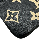 ルイ・ヴィトン LOUIS VUITTON ポシェットクレ M80885 ブラック ゴールド金具 アンプラント レディース コインケース