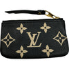 ルイ・ヴィトン LOUIS VUITTON ポシェットクレ M80885 ブラック ゴールド金具 アンプラント レディース コインケース