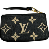 ルイ・ヴィトン LOUIS VUITTON ポシェットクレ M80885 ブラック ゴールド金具 アンプラント レディース コインケース