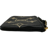 ルイ・ヴィトン LOUIS VUITTON ポシェットクレ M80885 ブラック ゴールド金具 アンプラント レディース コインケース