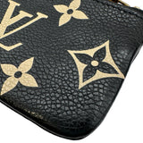 ルイ・ヴィトン LOUIS VUITTON ポシェットクレ M80885 ブラック ゴールド金具 アンプラント レディース コインケース