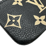 ルイ・ヴィトン LOUIS VUITTON ポシェットクレ M80885 ブラック ゴールド金具 アンプラント レディース コインケース