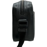 モンクレール MONCLER Carlo クロスボディバッグ ブラック レザー メンズ ショルダーバッグ