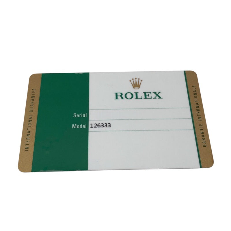 ロレックス ROLEX デイトジャスト41 ランダムシリアル 126333 スレート  K18YG/SS 自動巻き メンズ 腕時計