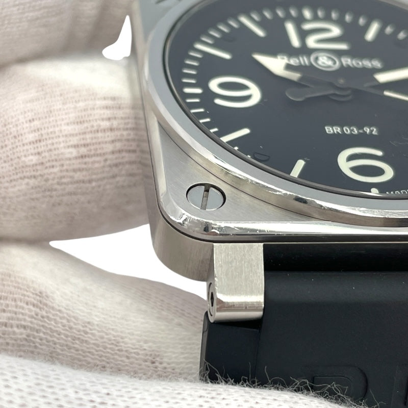 ベル＆ロス Bell & Ross アヴィエーション BR03-92BL-ST/2(BR03-92) ブラック SS メンズ 腕時計